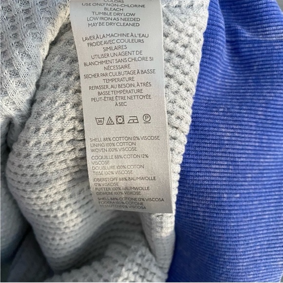 We The Free Thermal Lined Pullover Hoodie Blue Size Medium - Picture 5 of 6